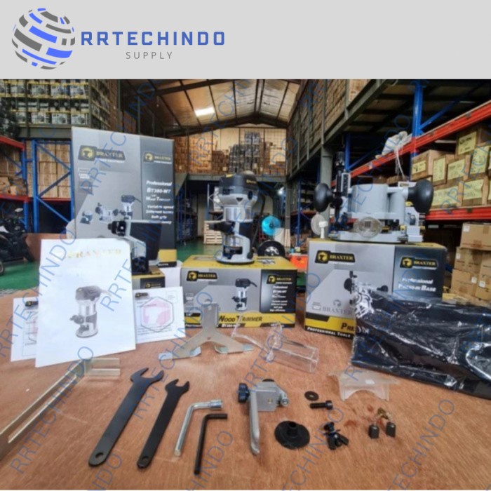 Terlaris Mesin Trimmer Kayu Braxter Bt380 Wt Wood Trimmer/Router