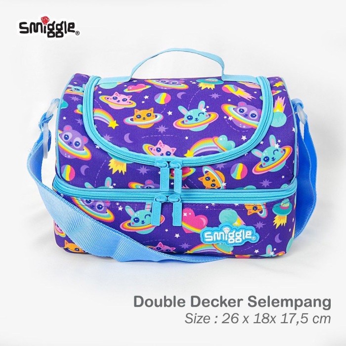 Lunchbag Smiggle Kotak Bekal Anak Tas Makan Unicorn Bola Dino Animal NEW