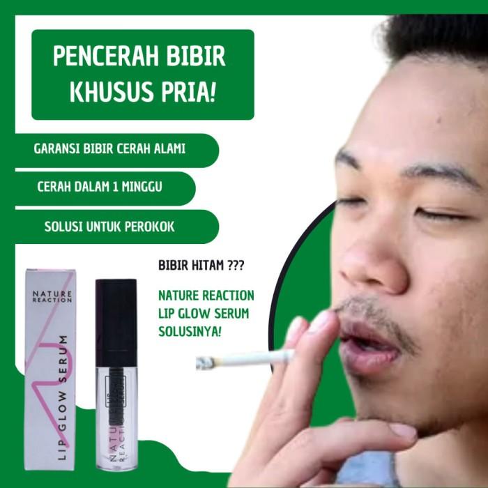 Mask Serum Pemerah Bibir Pria Lip Balm Hitam Perokok Permanen Original