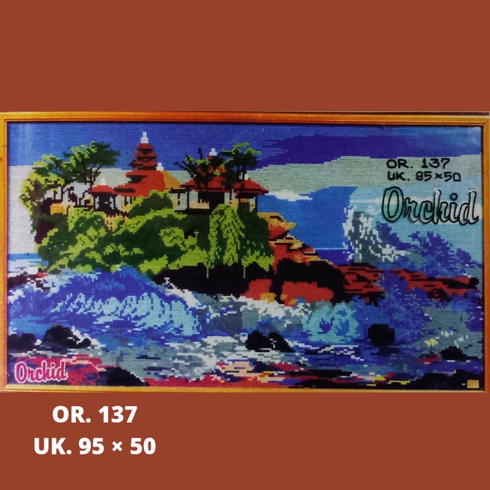 Kristik Kruistik Sulam 1Set Cross Stitch Orchid Or 132 134 135 136 137