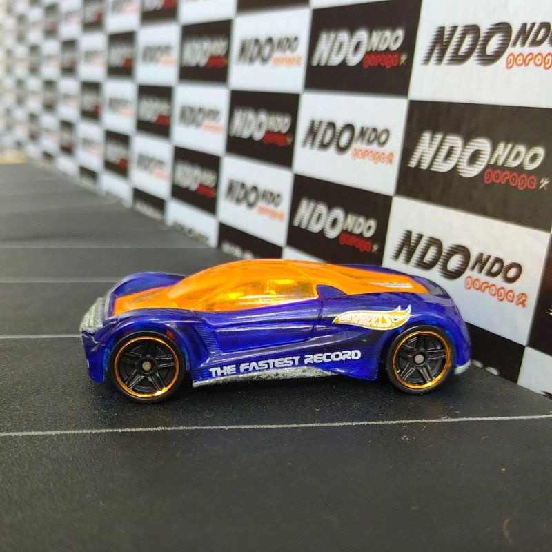 Hot Wheels Nitrium Blue 2nd Loose - 2015 Mystery Models [Acceleracers]
