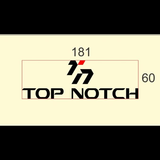 

akrilik tulisan TOP NOTCH n logo n ambalan letter pesanan kak Riandie ---NEW READY---