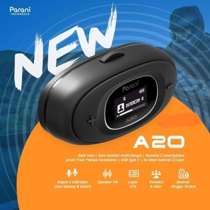 PARANI A20 Motorcycle Bluetooth Intercom