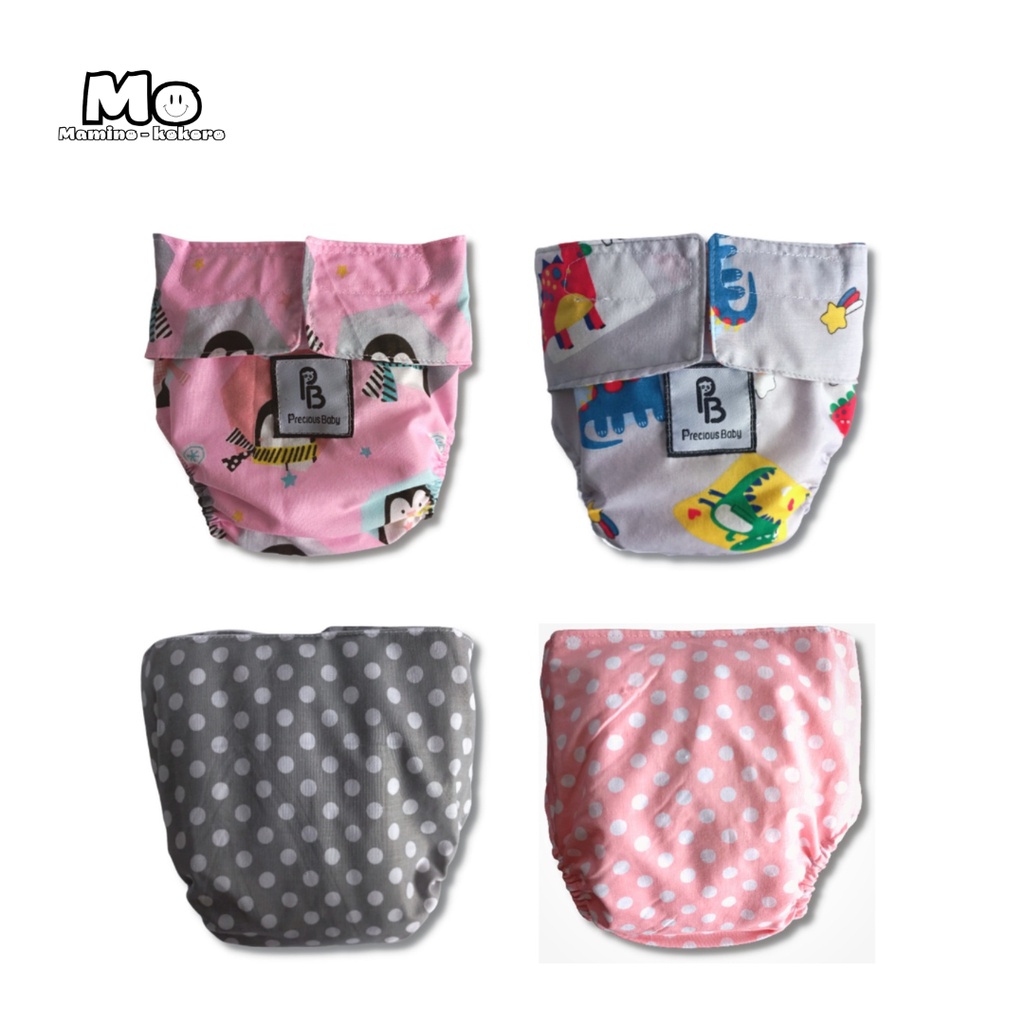 Bisa Pilih Motif Cloth Diaper | Cloth Diaper + Insert | Popok Kain Bayi Cuci Ulang | Celana & Pereka