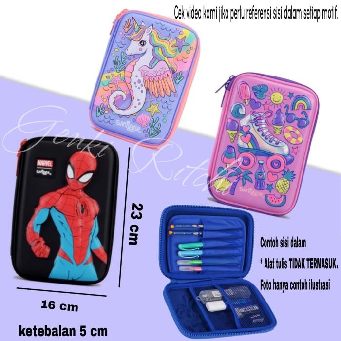 

Tempat Pensil Smiggle Original Hardcase 3D Eva Waterproof Sports