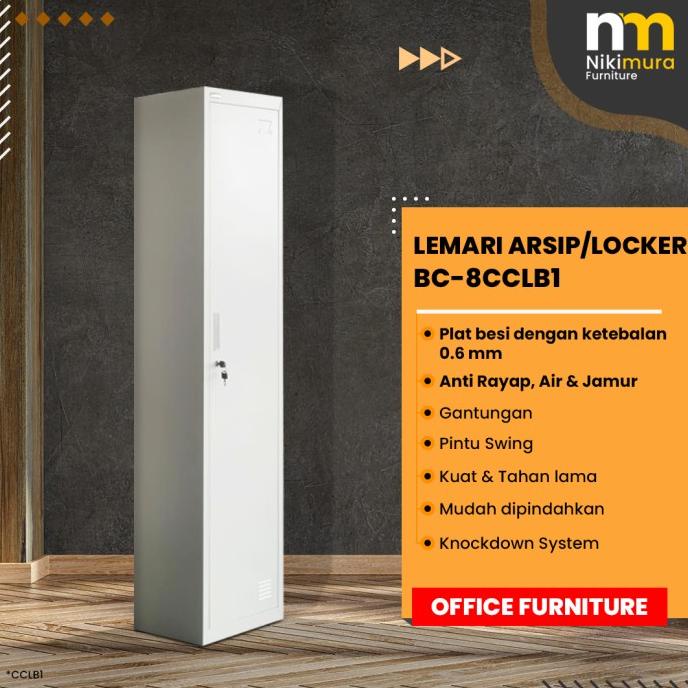 

Lemari Arsip Besi Berkualitas / Filling Cabinet Import BC-8CCLB1 ---NEW READY---