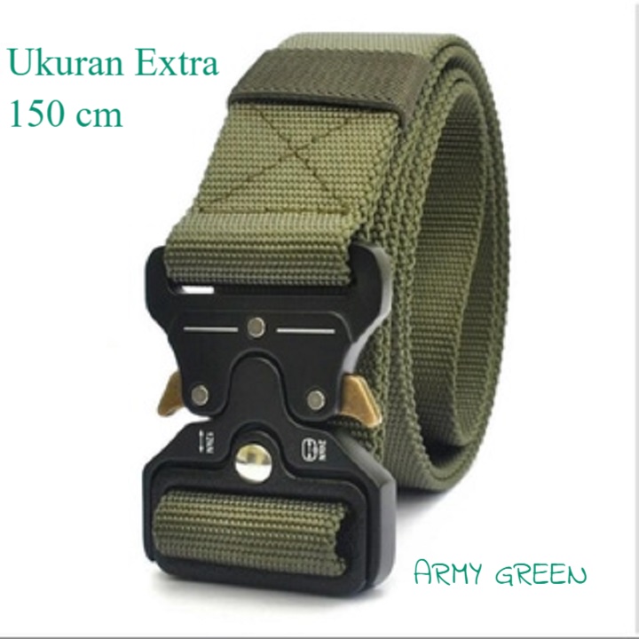 Gesper tactical outdoor - Bahan Nylon Kepala besi 150-200cm