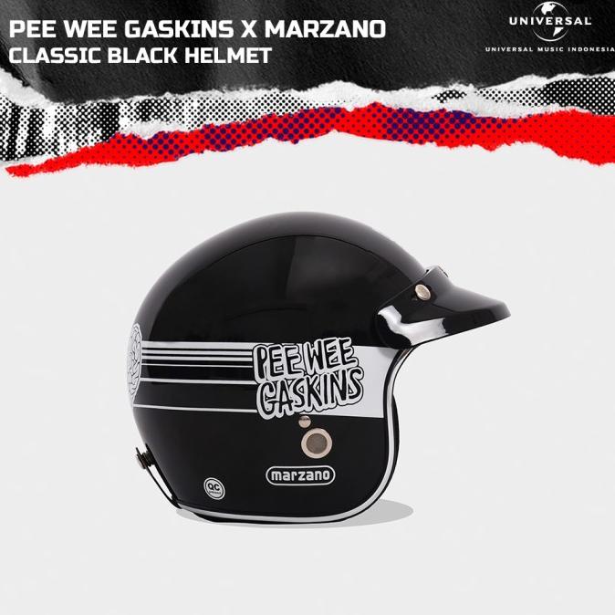 Pee Wee Gaskins x Marzano - Classic Black Helmet
