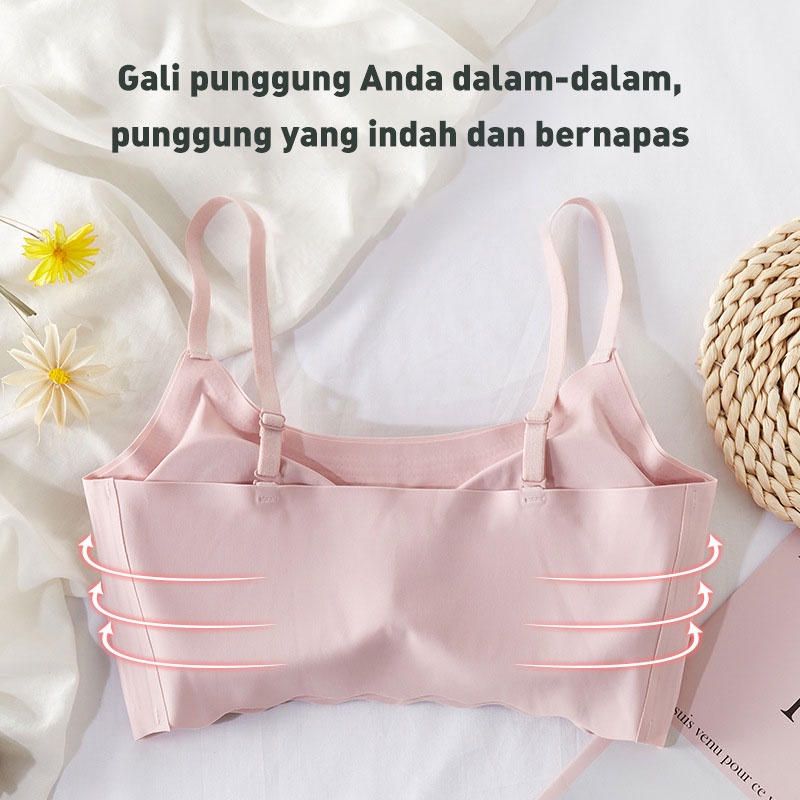 Holiven Bra Olahraga Generasi Kedua Wanita Pakaian Dalam Tahan Guncangan Mulus