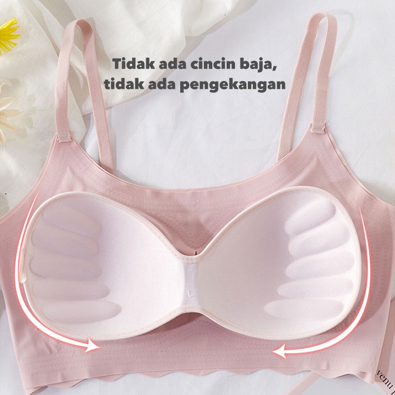 Holiven Bra Olahraga Generasi Kedua Wanita Pakaian Dalam Tahan Guncangan Mulus