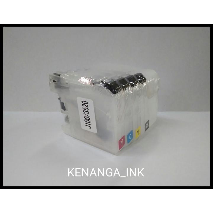 Cartrid Infus Brother J100/ J105/Mfc-j200dw/Mfc-3520dw/Mfc-3720 Pendek