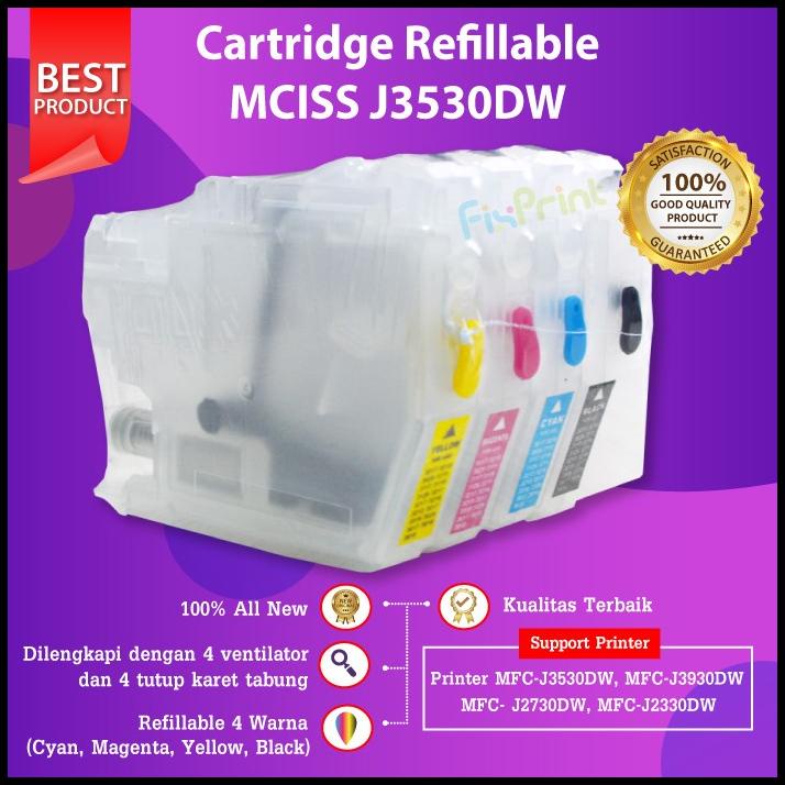 Cartridge CISS MCISS Refill MFC J3530 J3530DW J3930DW No Chip