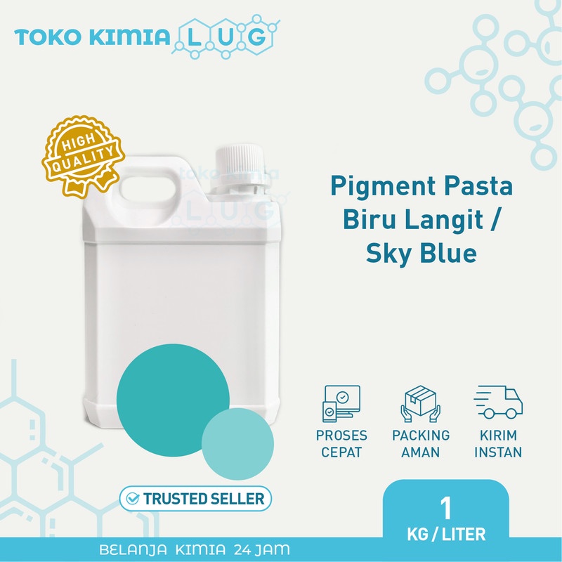 

Pigmen Pasta Biang Pewarna Pigment - Biru Langit Sky Blue 1 kg