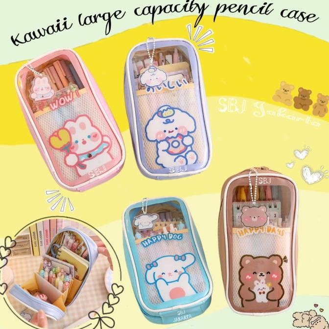 

Tempat pensil anak perempuan cewek Pencil case besar waterproof Kawaii