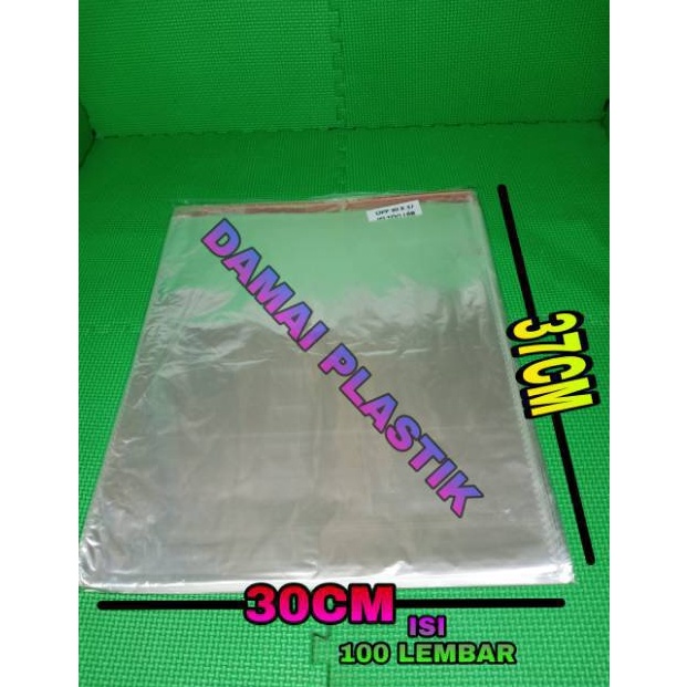 

8.8 SALE UKURAN: 30X37 CM Plastik OPP Kemasan Packing Baju Bening Plastik Baju Seal Lem 25x35 28x35 35x39