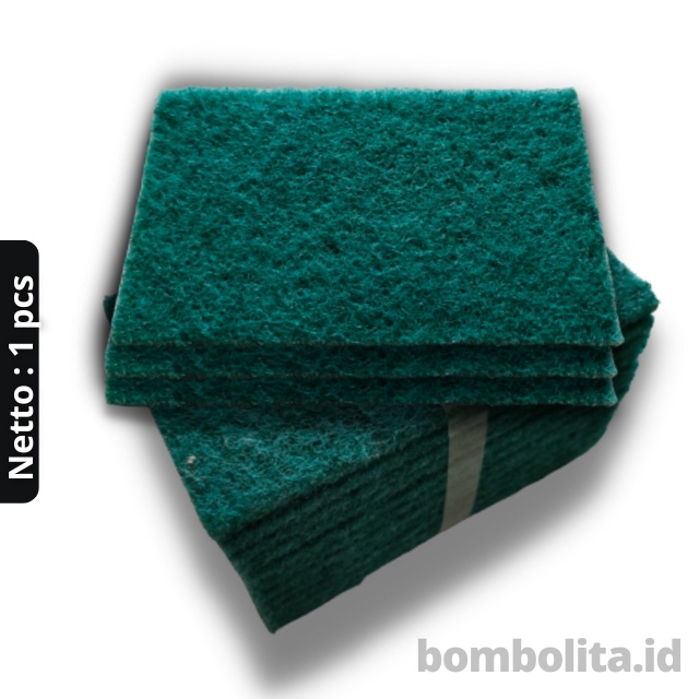 Sabut Hijau Cuci Piring Berkualitas 1Bundel Isi 12Lembar