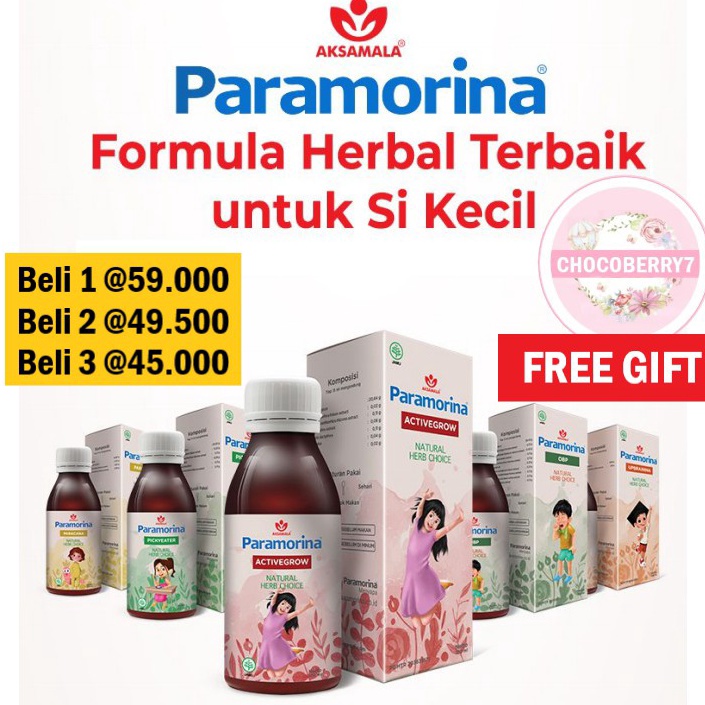 HARGA BERSAHABAT Paramorina Madu Herbal Anak Vitabumin Paramorina