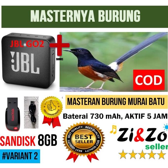 Speaker Mini T5 Usb 8Gb Bonus Isi Mp3 Masteran Burung Murai Batu Gacor