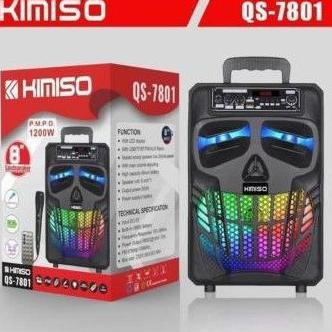 Kimiso Qs 7801-Speaker Bluetooth Karaoke-Salon Aktif Kimiso