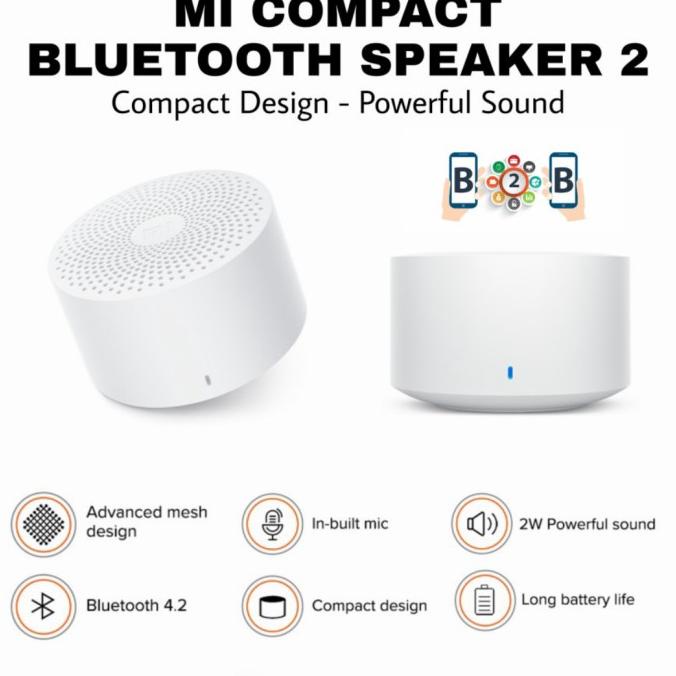 Mi Compact Bluetooth Speaker 2 - Speaker Mini Sound Aktif