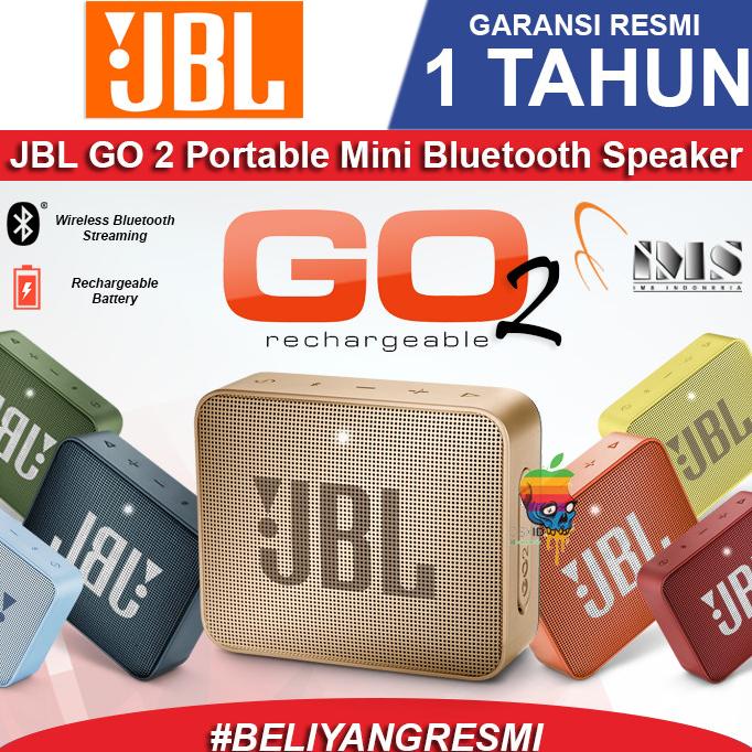 Jbl Go 2 Portable Speaker Bluetooth - Garansi Resmi Ims 1 Thn Jbl Go2