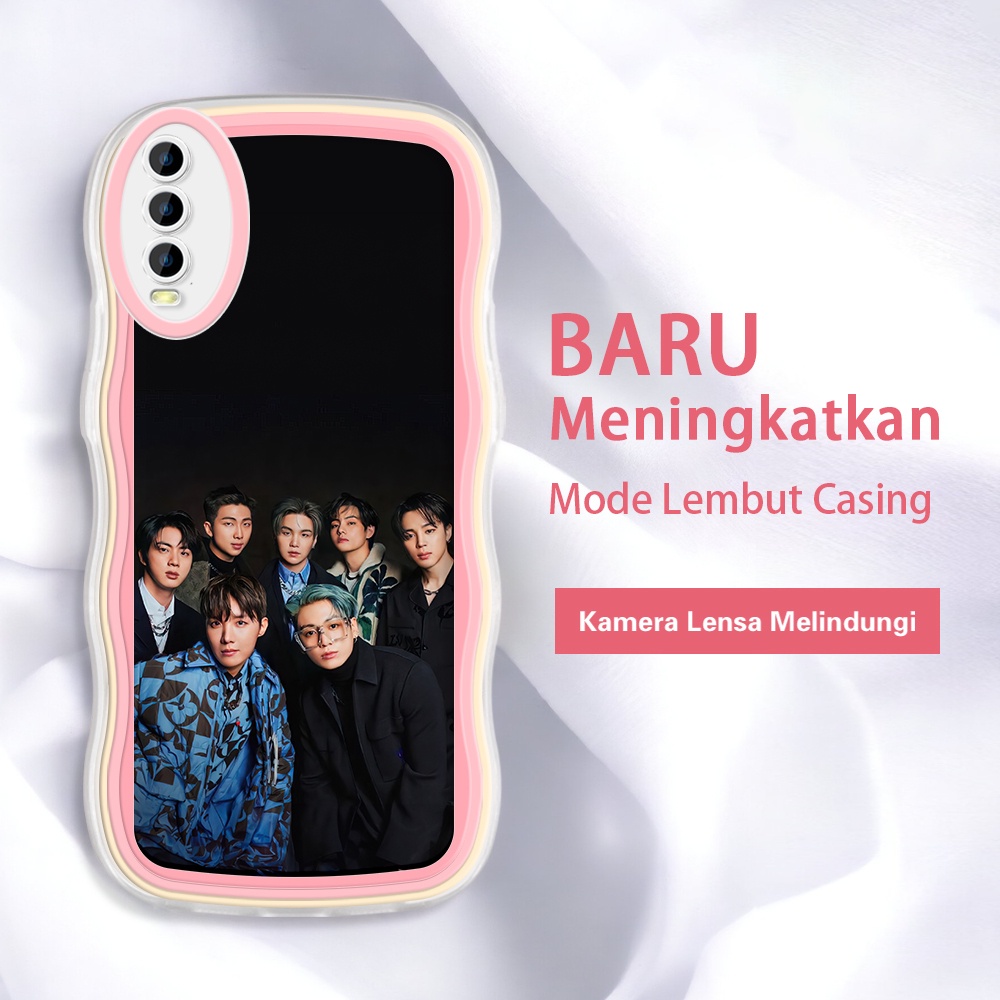 Vivo Y20 Y12A Y12S Y17 Y15 Y12 Y20I Y20S Y20SG 2121 NEW INS BT21 BTS Cool Kor Fashion Kesing case hp