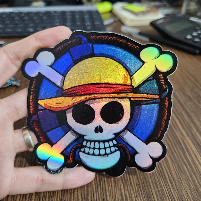 

Sticker Hologram Anime - PSH1731 - One Piece - Logo One Piece