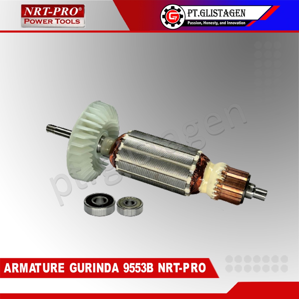 NRT-PRO 9553B Armature Angker Mesin Gerinda Disc Grinder ORIGINAL