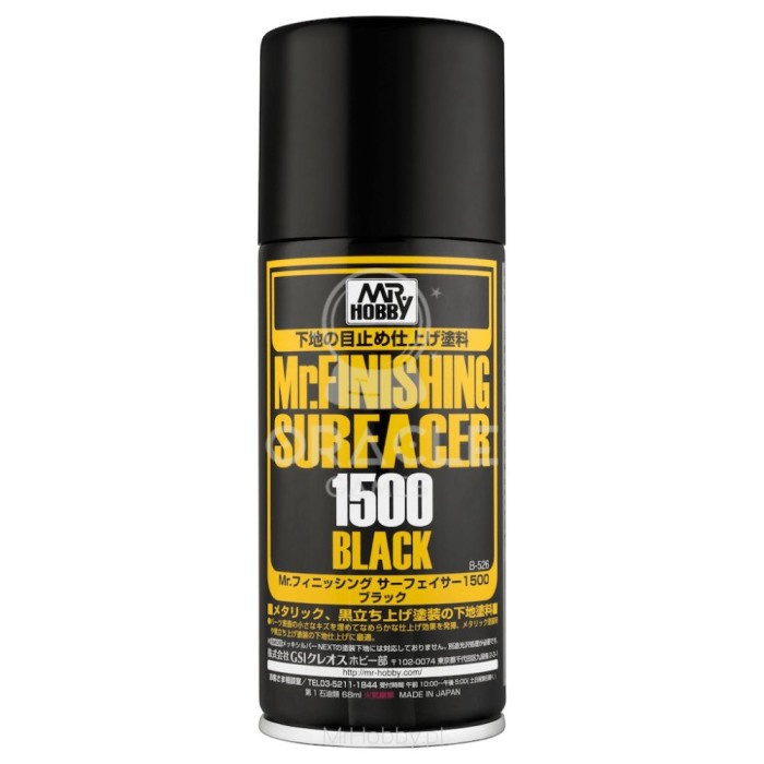 Mr. Finishing Surfacer Spray 1500 - Black