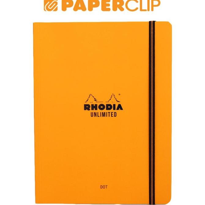 

NOTEBOOK RHODIA UNLIMETED A5+ ORANGE DOT GRID 118968C