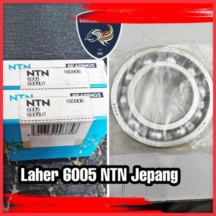 (GANG) LAHER 6005 NTN RUBAHAN VESPA ORIGINAL NTN JEPANG BUKAN CIKARANG