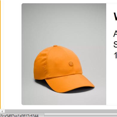 Lululemon Woman Baller Hat soft