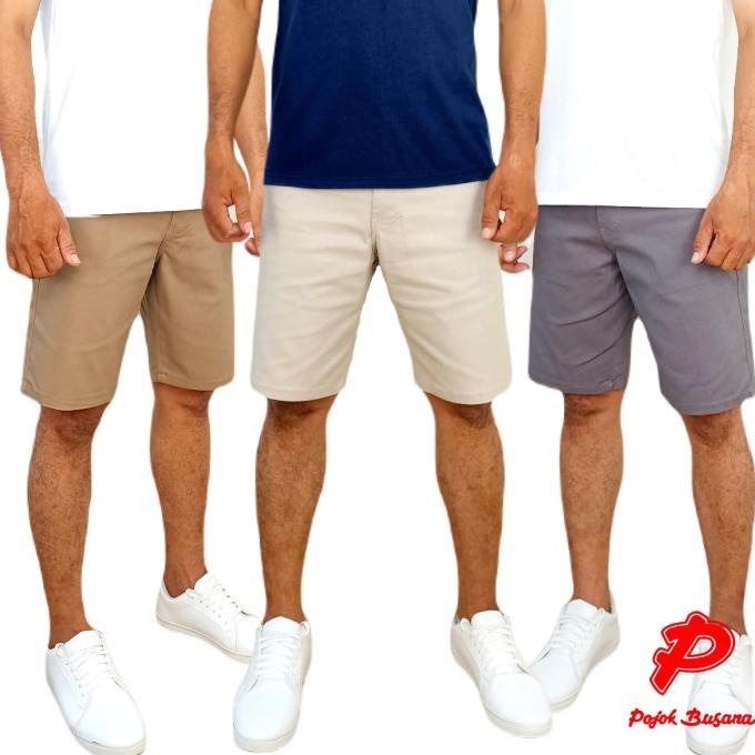 Pojok Busana Celana Pendek Chinos Pria (DMDK)