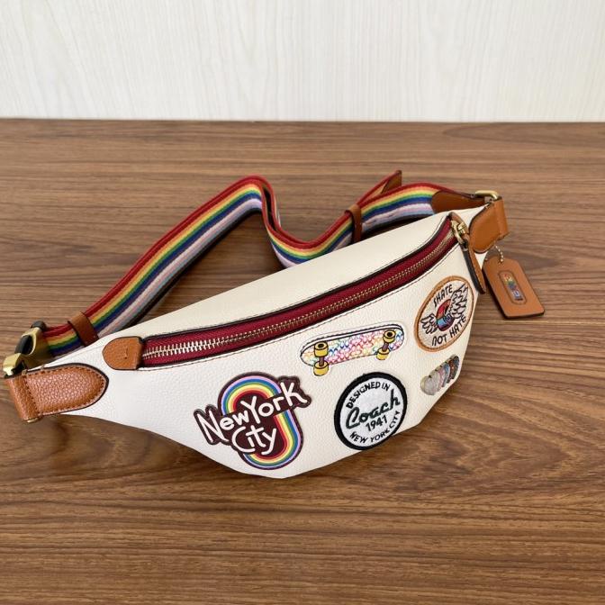 TAS COACH BELT BAG NEW YORK CITY WOMAN-WAISTBAG COACH-TAS COACH