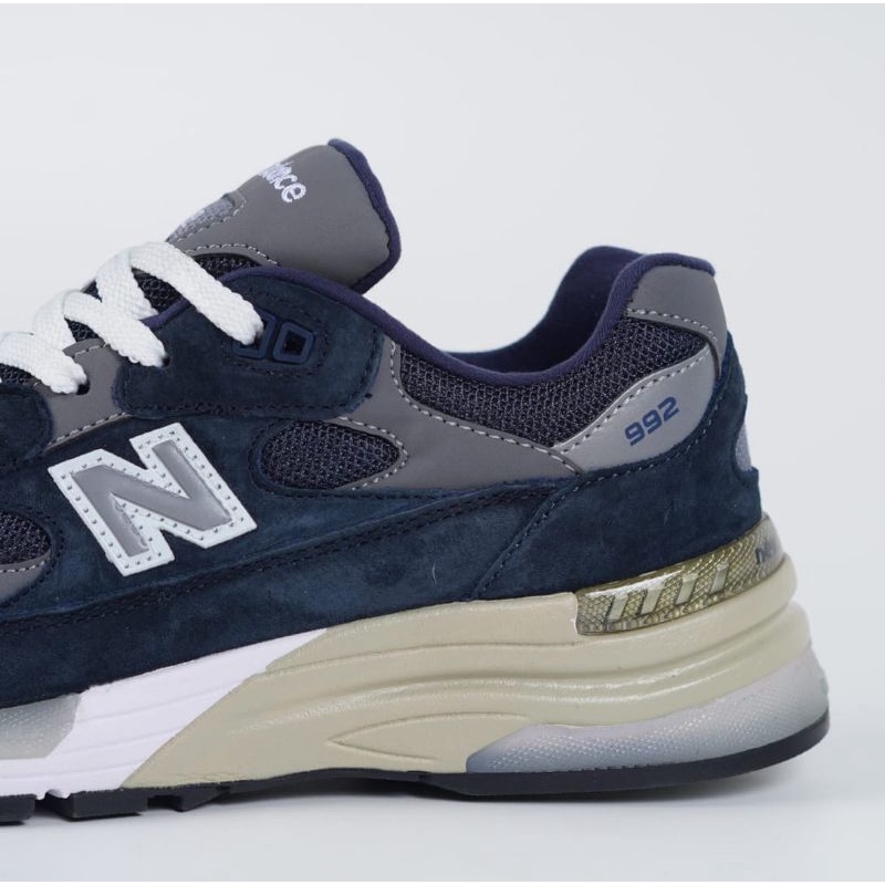 Sepatu New Balance 992 Navy Grey White