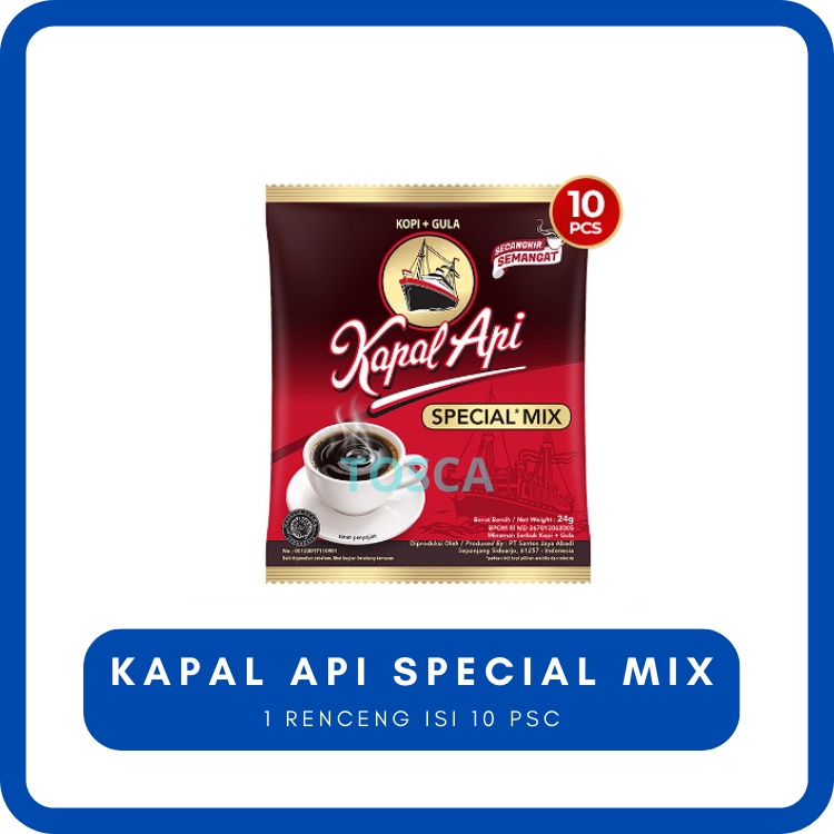 

Kopi Kapal Api Special Mix 1 Renceng 10Bks x 24g