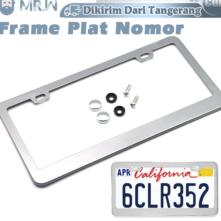 Frame Plat Nomor Mobil/Frame Plat Nomor Kendaraan Bahan Stainless