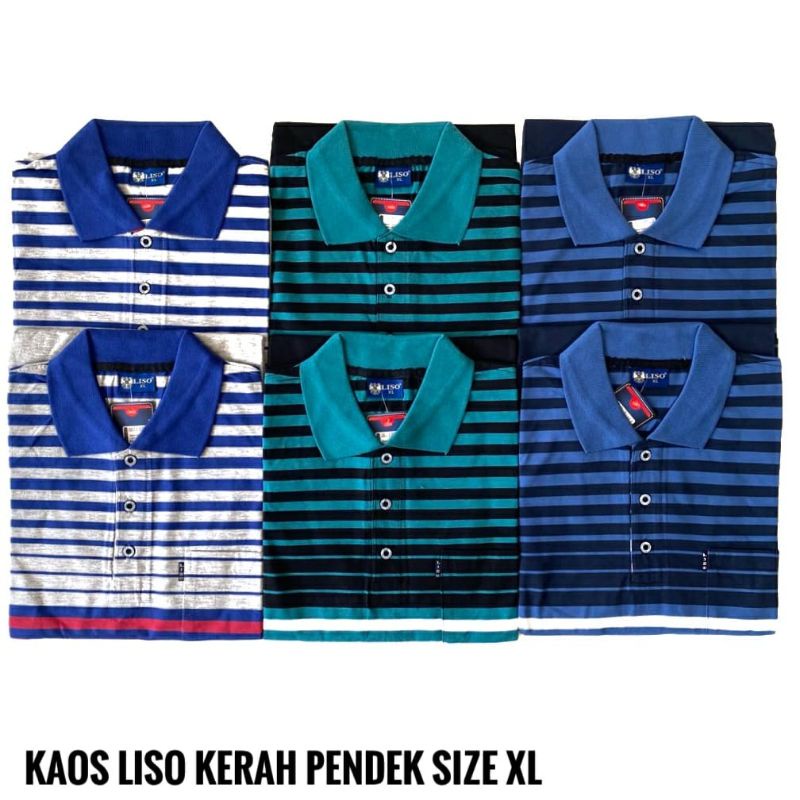 KAOS LISO KERAH PENDEK XL