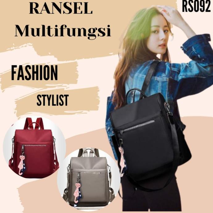 Tas Import Wanita / Tas Ransel Wanita / Tas Ransel Anti Maling - Rs092