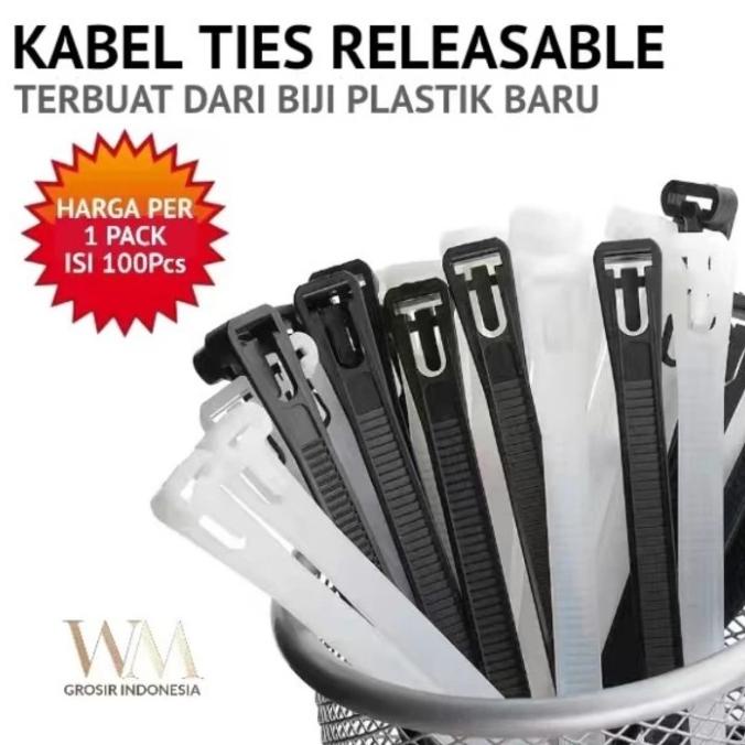

yang dicari] Kabel Ties Reusable / Releasable C-LOCK 200 x 7,2