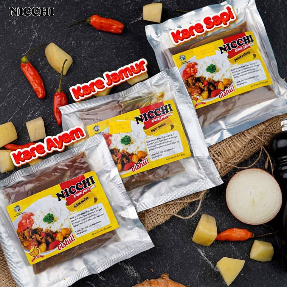 

ev❅Best❈➞ Nicchi Bumbu Kare Jepang 100 g Halal │ Japan Curry Kari Ala Jepang E52 ❉