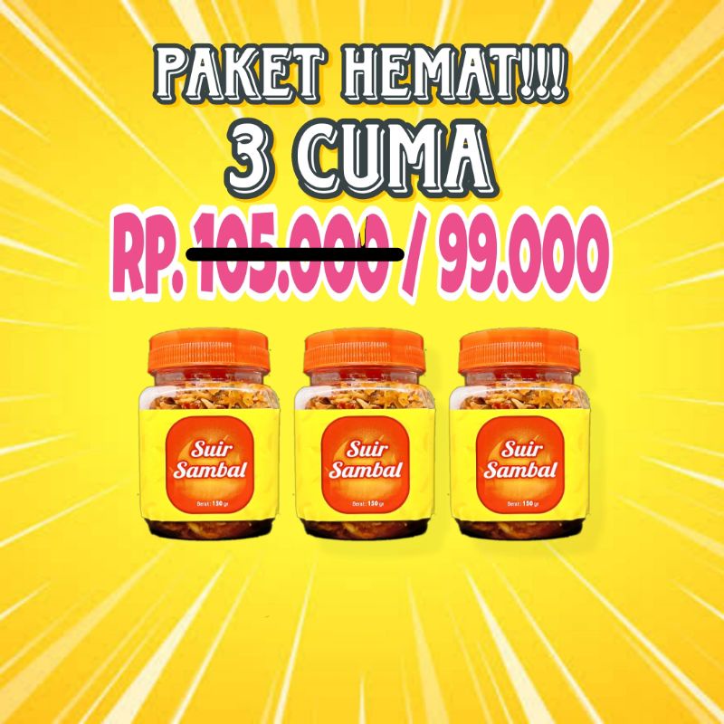 

Suirsambal - PAKET SAMBAL HEMAT SUIRSAMBAL