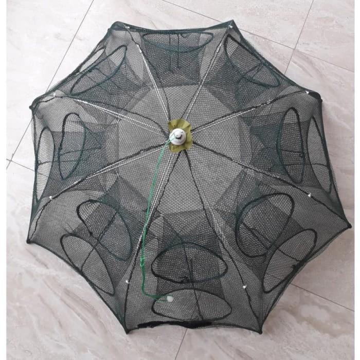 Terlaris Payung Bubu Jaring Jebakan Perangkap Udang Ikan Kepiting 16 Lubang