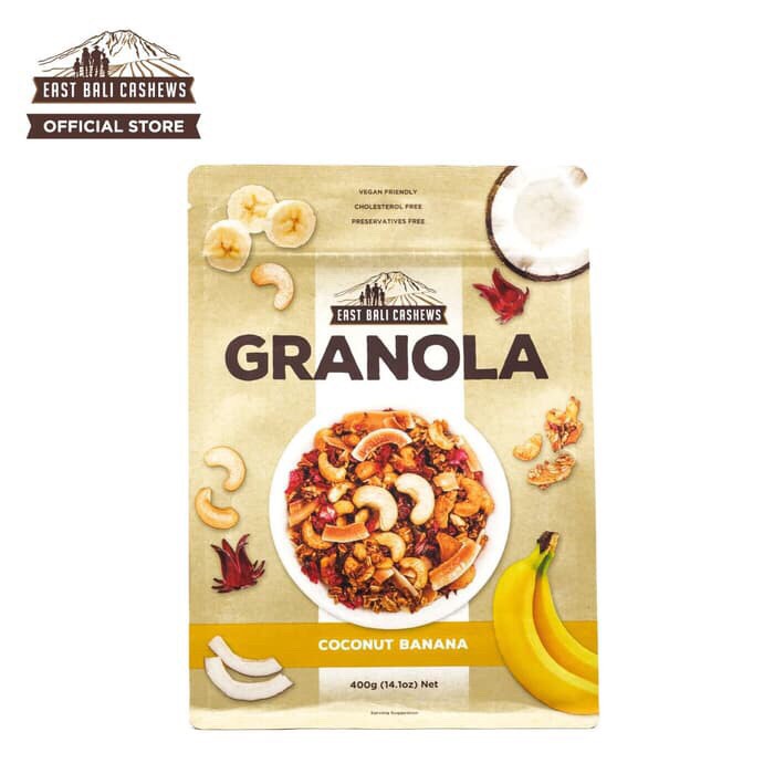 

East Bali Cashews Granola Coconut Banana 400gr
