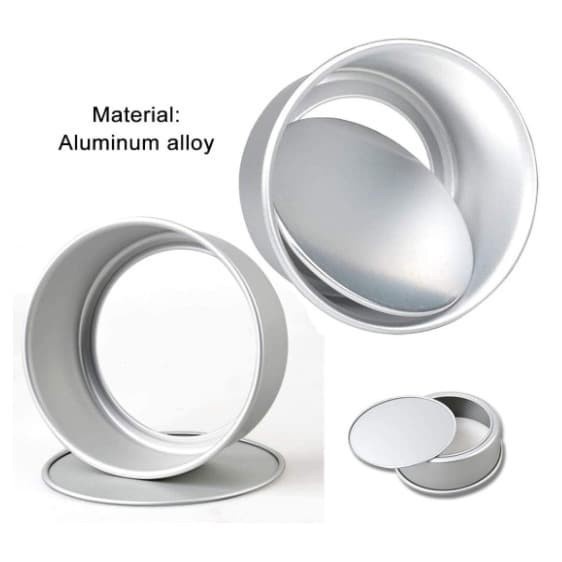 

Bakese Loose Base Round Cake Pan / Loyang Kue Bongkar Pasang Anodised