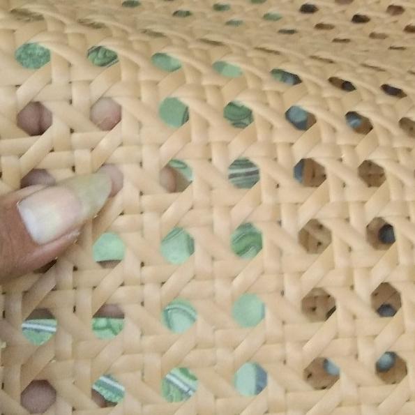 Webbing Rotan Sintetis Lembaran Meteran Anyaman Tanjung