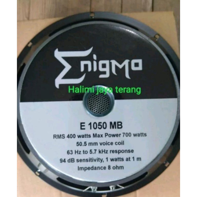 Miliki Juga speaker 10 inch MID RANGE Speaker enigma 1050 array 62