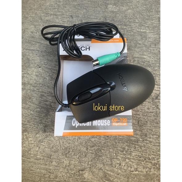 7.7 Mouse A4Tech Ps2 Op-720 / Mouse A4Tech Op720 / Mouse Colokan Bulat Buat Komputer Lama