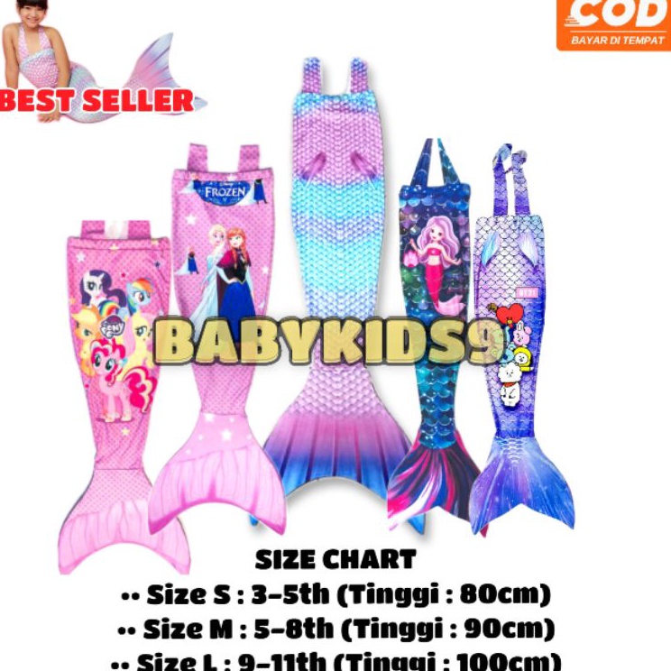 ZW.18Jn23ˣ ▪ mermaid baju mermaid kostum mermaid baju duyung baju putri duyung kostum putri duyung b