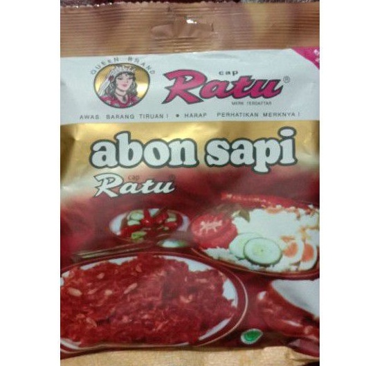 

[KODE MJFZ8] Abon sapi asli cap Ratu